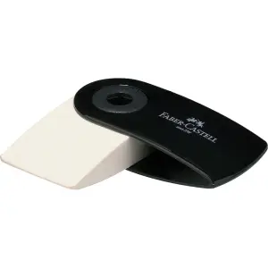Radirka FABER-CASTELL, sleeve mini črna